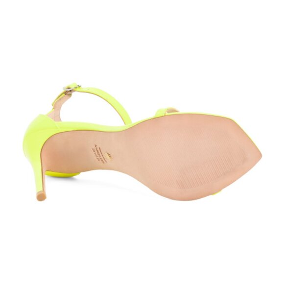 STUART WEITZMAN Made In Spain Leather Curve 100 Sandals - Picture 3 of 3